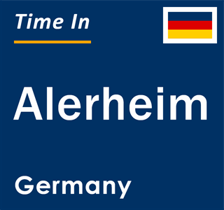 Current local time in Alerheim, Germany