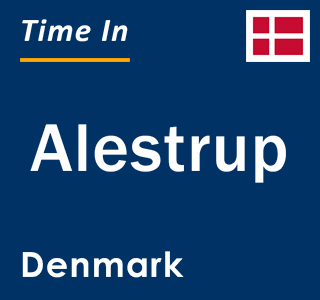 Current local time in Alestrup, Denmark