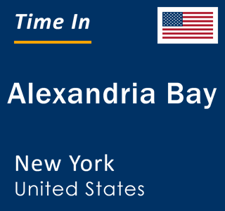 Current local time in Alexandria Bay, New York, United States