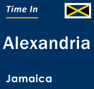 Current local time in Alexandria, Jamaica