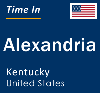 Current local time in Alexandria, Kentucky, United States