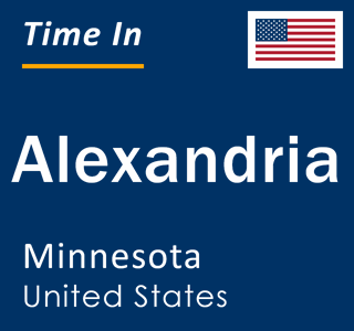 Current local time in Alexandria, Minnesota, United States