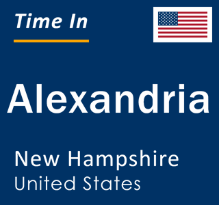 Current local time in Alexandria, New Hampshire, United States