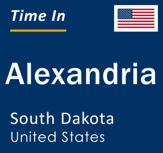 Current local time in Alexandria, South Dakota, United States