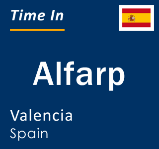 Current local time in Alfarp, Valencia, Spain