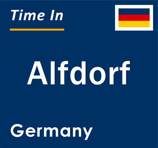 Current local time in Alfdorf, Germany