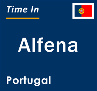 Current local time in Alfena, Portugal