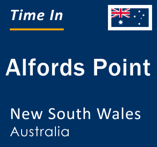 Current local time in Alfords Point, New South Wales, Australia