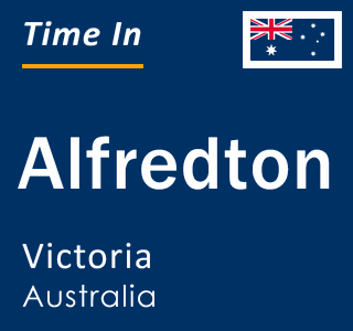 Current local time in Alfredton, Victoria, Australia