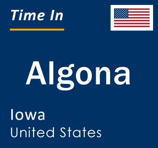 Current local time in Algona, Iowa, United States