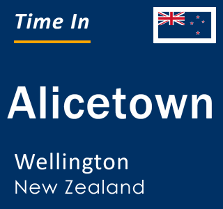 Current local time in Alicetown, Wellington, New Zealand