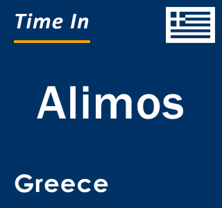 Current local time in Alimos, Greece