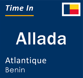 Current time in Allada, Atlantique, Benin