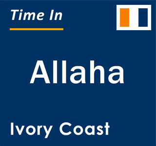 Current local time in Allaha, Ivory Coast