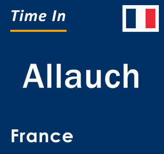 Current local time in Allauch, France