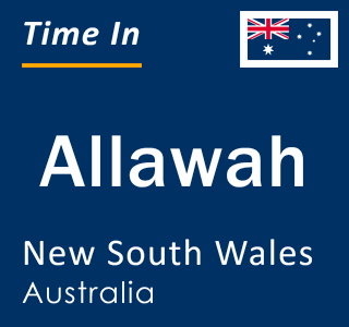 Current local time in Allawah, New South Wales, Australia