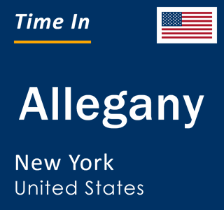 Current local time in Allegany, New York, United States