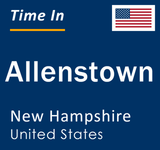 Current local time in Allenstown, New Hampshire, United States