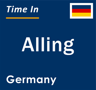 Current local time in Alling, Germany