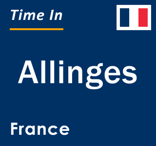 Current local time in Allinges, France