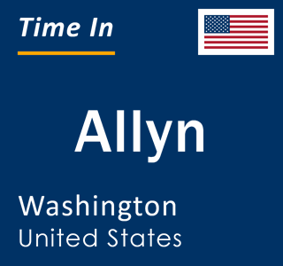 Current local time in Allyn, Washington, United States