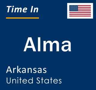 Current local time in Alma, Arkansas, United States