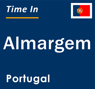 Current local time in Almargem, Portugal