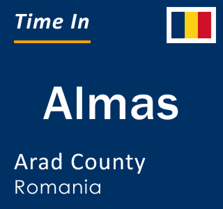 Current local time in Almas, Arad County, Romania