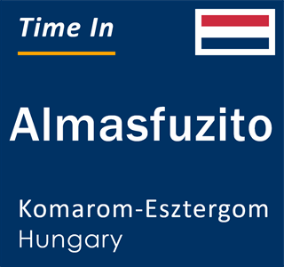Current local time in Almasfuzito, Komarom-Esztergom, Hungary