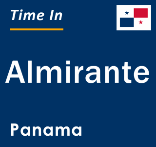 Current local time in Almirante, Panama