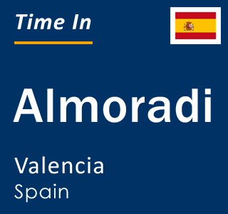Current local time in Almoradi, Valencia, Spain
