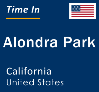 Current local time in Alondra Park, California, United States