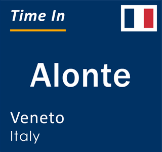 Current local time in Alonte, Veneto, Italy