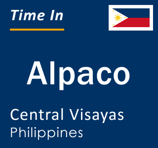 Current local time in Alpaco, Central Visayas, Philippines