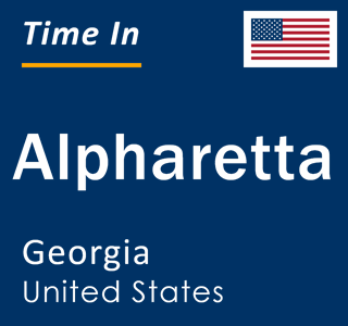 Current local time in Alpharetta, Georgia, United States