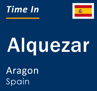 Current local time in Alquezar, Aragon, Spain