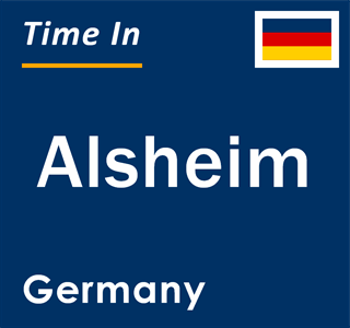 Current local time in Alsheim, Germany