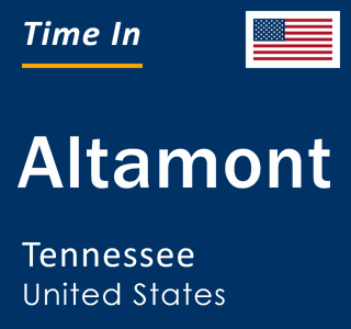 Current local time in Altamont, Tennessee, United States