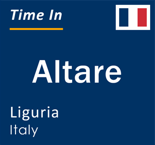 Current local time in Altare, Liguria, Italy