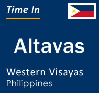 Current local time in Altavas, Western Visayas, Philippines