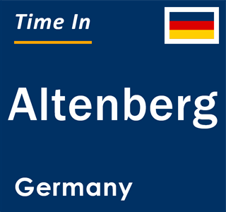 Current local time in Altenberg, Germany