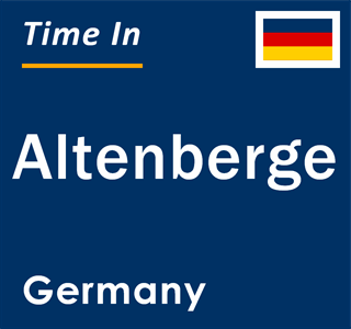 Current local time in Altenberge, Germany