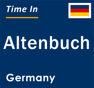 Current local time in Altenbuch, Germany