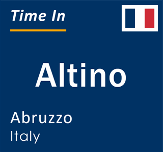 Current local time in Altino, Abruzzo, Italy