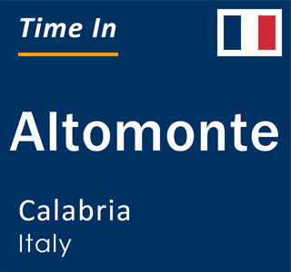 Current local time in Altomonte, Calabria, Italy