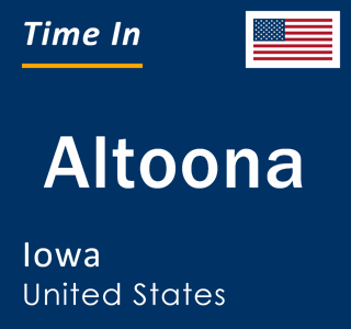 Current local time in Altoona, Iowa, United States