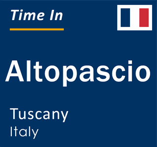 Current local time in Altopascio, Tuscany, Italy