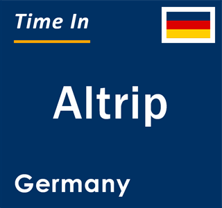 Current local time in Altrip, Germany