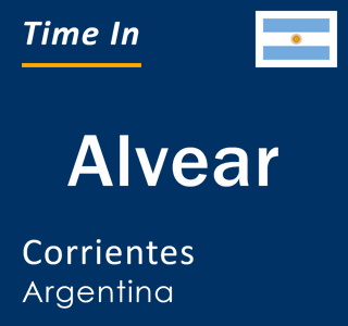 Current local time in Alvear, Corrientes, Argentina