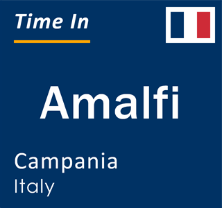 Current local time in Amalfi, Campania, Italy